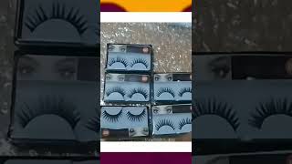 Combo eyelashes pack 😍 from meesho [upl. by Ilahsiav]