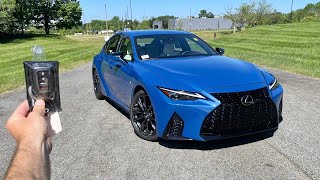 2024 Lexus IS350 F Sport Start Up Exhaust Test Drive Walkaround POV and Review [upl. by Boswell]