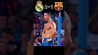 Real Madrid 🆚 Barcelona supercopa semi final 201718 football ronaldo siuuuuu ⚽🔥 shorts [upl. by Belloir]