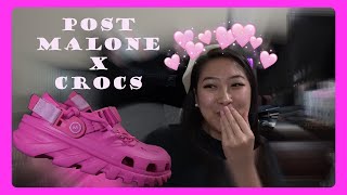 Post Malone X Crocs Duet Max Clog II Unboxing [upl. by Veejar]