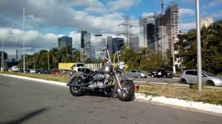 Harley Davidson com guidão seca suvaco 16 polegadas [upl. by Yelehsa]