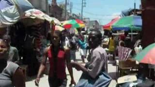 Strolling thru the Iron Market in PortauPrince Haiti [upl. by Haslam]