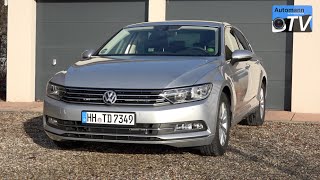 2015 VW Passat B8 20 TDI 150hp  DRIVE amp SOUND 1080p [upl. by Mayda]