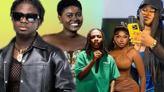 Kuami Eugene dropped a Peace Campaign Song with Afua Asantewaa Sista Afia amp MORE  Reaction Video [upl. by Ynabe]