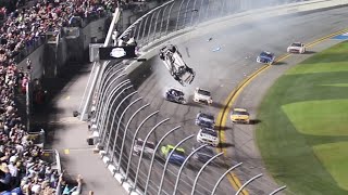 2020 Daytona 500 FinishRyan Newman Crash View From The Stands [upl. by Felty76]