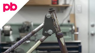 Finish Bicycle Frame Head Tube Bracket [upl. by Nnayar696]