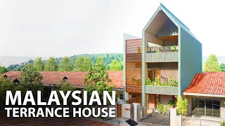 A Frame Cozy Terrace House Hidden Courtyard  Terrace House Design [upl. by Adranoel171]