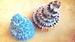 How to Make a Paper Christmas Tree StepbyStep [upl. by Frech]