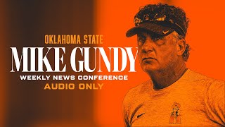 Mike Gundy News Conference 11424 [upl. by Gadmann]