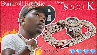 Bankroll Freddie Spends 200K on His New AP And 24mm Cuban Chain At Status Jewelers [upl. by Majka783]