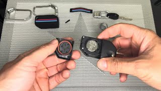 BMW motorcycle key fob battery replacement  BMW Motorrad schlüssel batterie wechseln [upl. by Alhak]