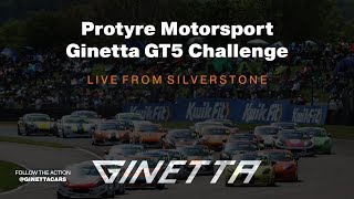 2019 Ginetta GT5 Challenge – Round 7 – Live from Silverstone [upl. by Redlac]