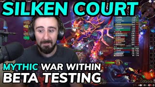 Mythic Silken Court War Within Raid Testing Boss 78 [upl. by Kerrill]