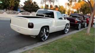 WILSHIRE amp SA TRUCKS StepSides on 28s [upl. by Mylo923]