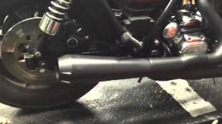 Harley Davidson FXR with Bassani quotRoad Ragequot Exhaust [upl. by Hsevahb]