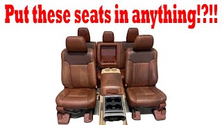 Run HeatedCooled Seats from 1116 F250 Super Duty in anything [upl. by Hsur414]