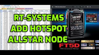 RTsystems Yaesu FT5D  Add Hotspot amp Allstar Node [upl. by Nadruoj]