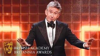 Steve Coogans Hilarious Acceptance Speech  2019 British Academy Britannia Awards [upl. by Attenra]