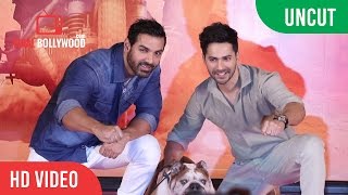 Dishoom Movie Success Celebration  Varun Dhawan John Abraham Rohit Dhawan  Press Conference [upl. by Dnomasor973]