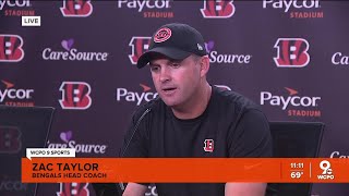 Bengals coach Zac Taylor calls Commanders dangerous team after Monday Night Football loss [upl. by Mahalia3]