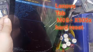 Lenovo Tab M10  X505x Hard Reset  Hard Reset Tab M10  x505x Lenovo [upl. by Leynad]