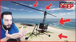 Stranded Deep  HELİKOPTER  GYROCOPTER YAPTIM  7 [upl. by Nalyad]