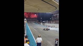 Max Verstappen burnouts in Abu Dhabi Grand Prix 2023 [upl. by Htebazle462]