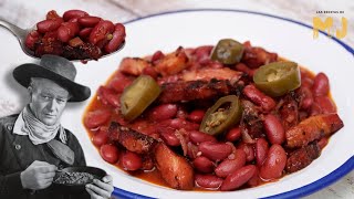 ESTOFADO DE ALUBIAS AL ESTILO DEL OESTE  Cowboy Beans [upl. by Elletsyrc592]