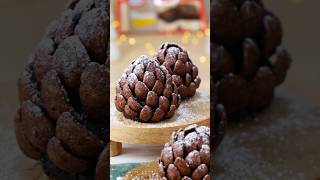 Brownie Tannenzapfen 🎄 rezept backen [upl. by Bick]