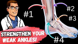 Fix WEAK Ankles Strengthening Exercises amp Sprain Rehab [upl. by Mairem]