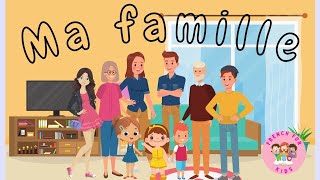 vocabulaire  les membres de la famille French family members [upl. by Geraldine295]