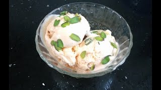 Kesar Pista IceCream Recipe [upl. by Ferd]