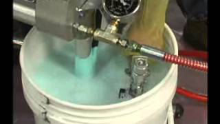 Spray Pump Start up cleaning Application of 3M Fire Dam 200 [upl. by Akahs935]