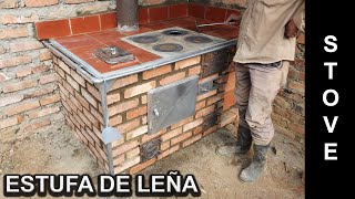 ¿COMO CONSTRUIR UNA ESTUFA REGULADORA DE HUMO ECOLÓGICA BAJO CONSUMO DE LEÑA WOODSTOVE STOVE [upl. by Etnauj139]