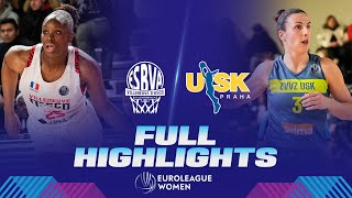 Villeneuve dAscq LM v ZVVZ USK Praha  Full Game Highlights  EuroLeague Women 202324 [upl. by Patrizius213]