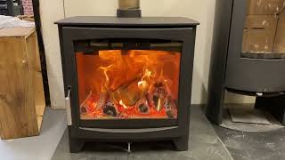 Hunter PARKRAY Aspect 14 Eco 2022 wood burning stove  815kw heat output to the room [upl. by Emyle]