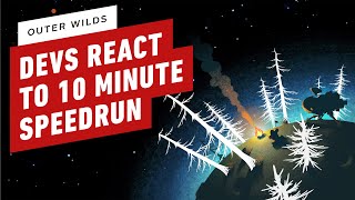 Outer Wilds Developers React to 10 Minute Speedrun [upl. by Dent727]