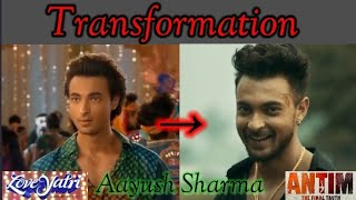 Aayush Sharma Transformation 😈  From LoveYatri to Antim The Final Truth🔥  AG EditX [upl. by Esinev]