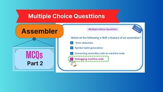 MCQs on Assembler  Part 2  Multiple Choice Questions Assembler  Part 2  Saritas Teachdesk [upl. by Airalav]