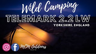 Solo Wild Camp in the Nordisk Telemark 22LW Tent in the Yorkshire 3 Peaks England [upl. by Vanden]