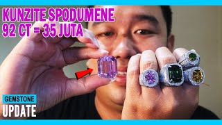 GEMSTONES UPDATE 10012023  KUNZITE SPODUMENE TANZANITE AQUAMARINE APATITE TSAVORITE PERIDOT [upl. by Volkan]