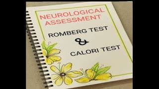 Romberg test or calori testimportant test for brain function in easy way [upl. by Akirdnuhs]