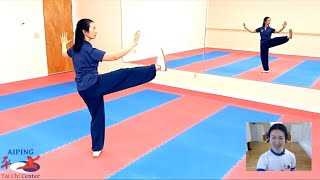 Balancing on One Leg in Tai Chi [upl. by Benedicta]