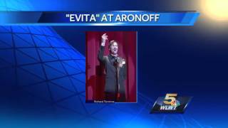 Evita opens at Aronoff Center [upl. by Arfihs]