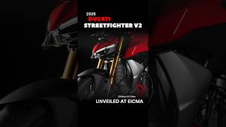 2025 DUCATI STREETFIGHTER V2 UNVEILED ducati streetfighter v2 shorts [upl. by Althee811]