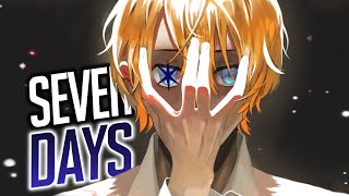 Nightcore  Seven Days Lyrics [upl. by Center]