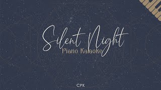 Silent Night  Piano Karaoke Lower Key of G [upl. by Server]