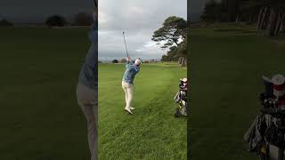 Ganton Golf Club 16th hole 145 yards 9 iron golf golfswing birdie [upl. by Eimma681]