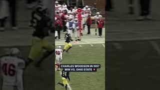 Charles Woodson vs Ohio State in 1997 The GOAT 🐐 [upl. by Adnama809]