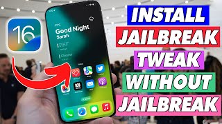 How to Install Jailbreak Tweaks on iOS 16 No JailbreakComputer [upl. by Aaron523]